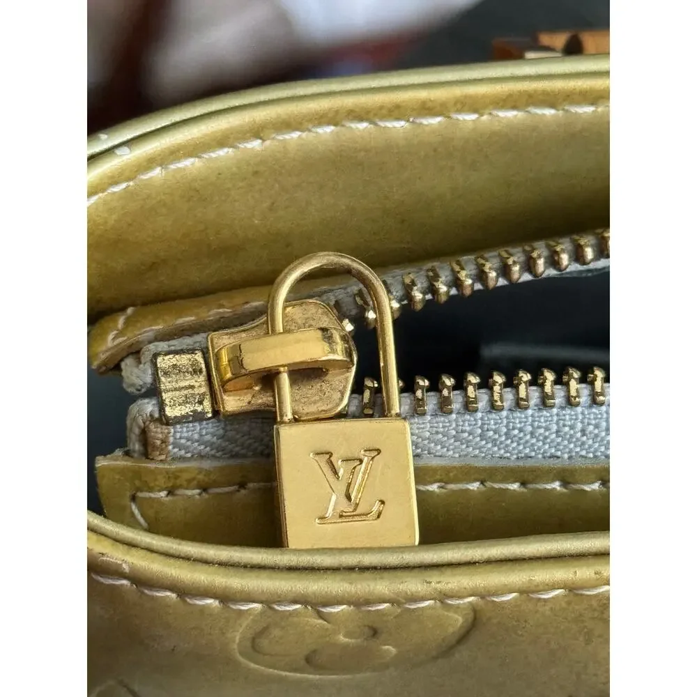 Authentic Louis Vuitton Houston‎ Tote Bag Purse Vernis Patent Leather